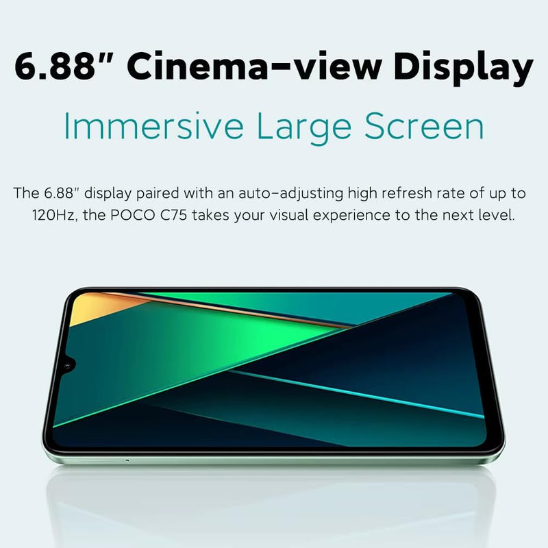 POCO C75 4G 128GB/256GB 6,88 ''120Hz RAM,5160mAh batería
