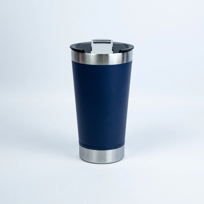Copo Térmico 473ml Com Tampa E Abridor Inox Quente Gelado Manter Temperatura Por Horas