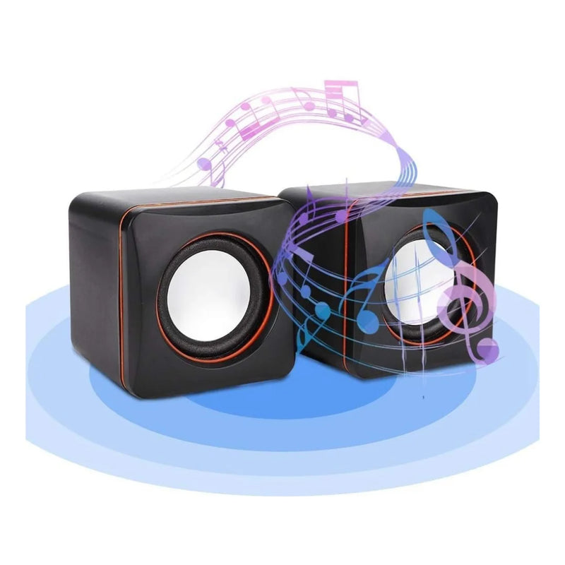 Caixinha de Som para Computador Notebook PC USB P2 6W Portátil
