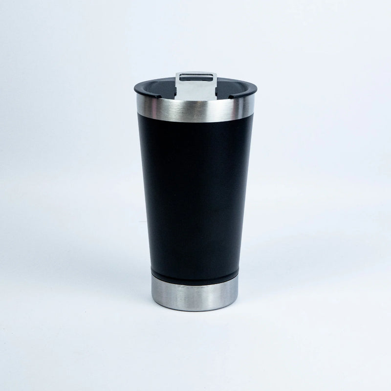 Copo Térmico 473ml Com Tampa E Abridor Inox Quente Gelado Manter Temperatura Por Horas