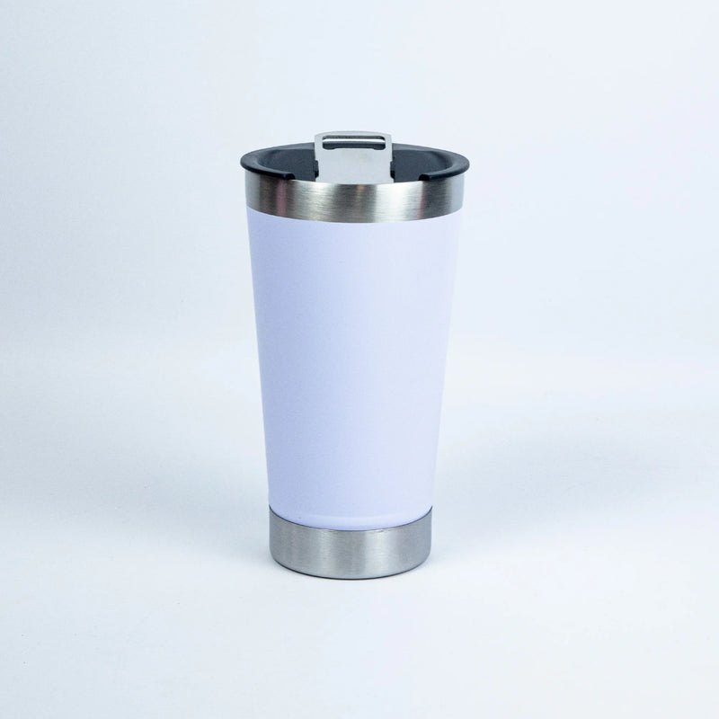 Copo Térmico 473ml Com Tampa E Abridor Inox Quente Gelado Manter Temperatura Por Horas