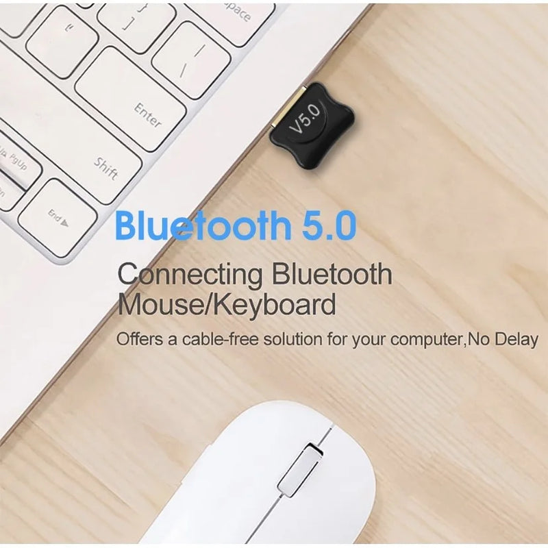 ALFA Adaptador E Receptor Usb Bluetooth 5.0 Plug Transmissor De Audio Para Notebook