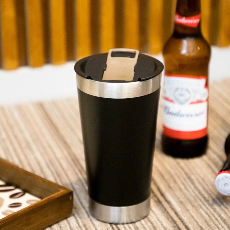 Drop Copo Térmico 473ml Com Tampa E Abridor Inox