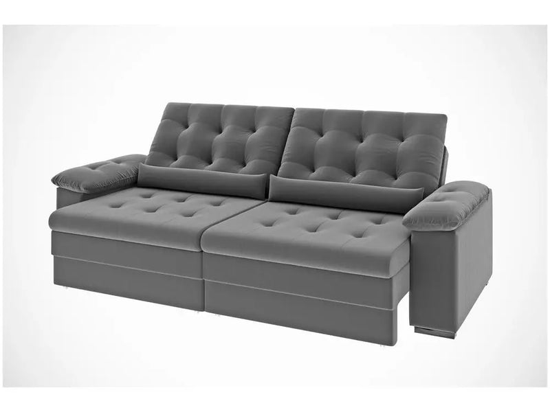 Sofá 2 Lugares Retrátil Reclinável Suede Phormatta Colômbia